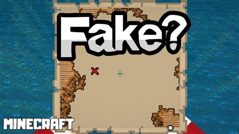 are some minecraft treasure maps fake